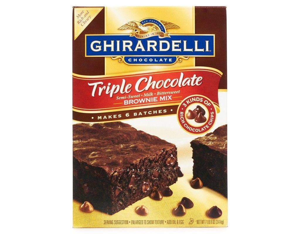 Ghirardelli Brownie Bake Chart