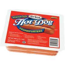 Grace American Style Hot Dog Frankfurters
