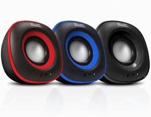 KlipX speaker 2.0 KES-215R 6W USB Power 3.5mmPlug Red