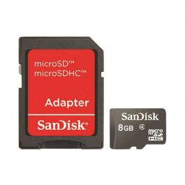 SanDisk MicroSD 8GB With SD Adapter