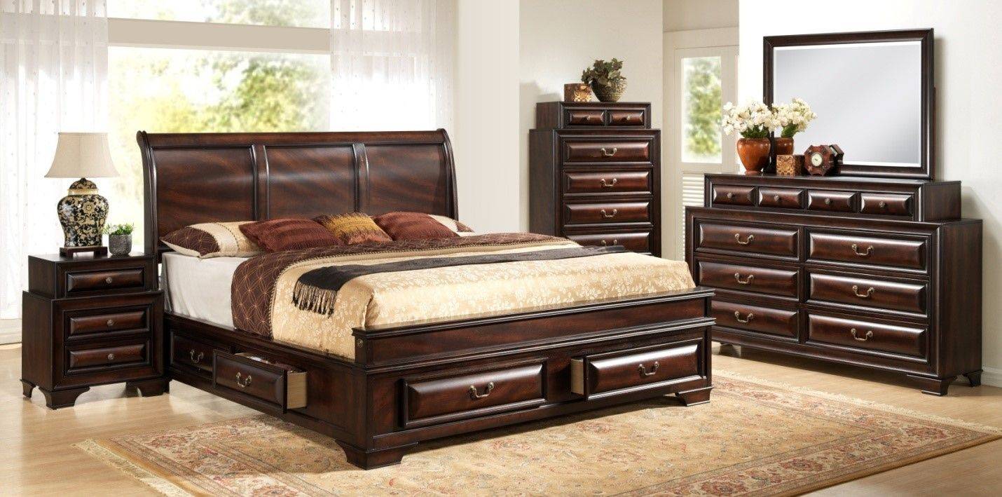 Bedroom Furniture Jamaica 033a 6 Pcs Bedroom Set