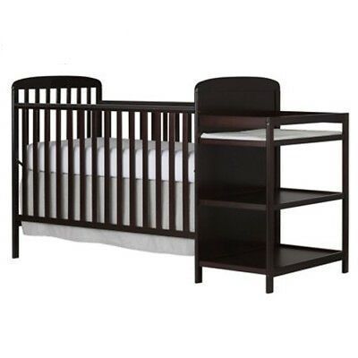 Wonder Baby 4 In 1 Crib With Changing Table With Shelves