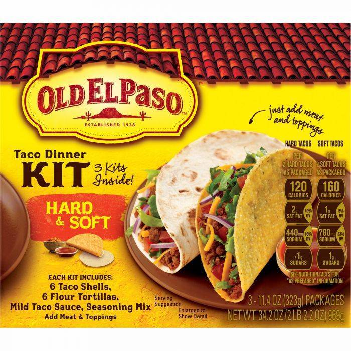 Old El Paso Oep Taco Dinner Kit 34 2oz
