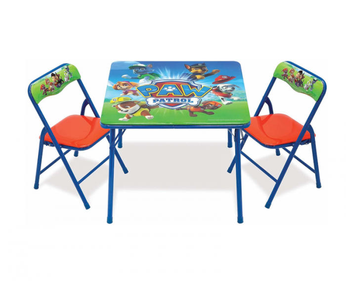 paw patrol folding table