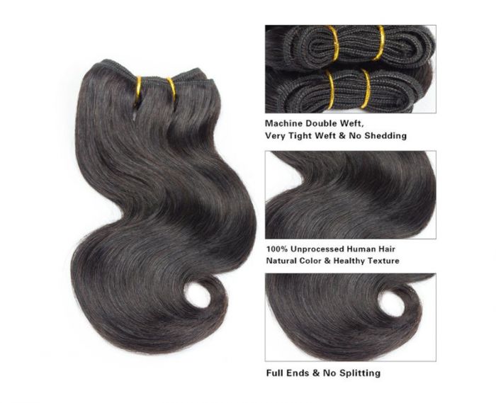 2 packs of brazilian remy hair