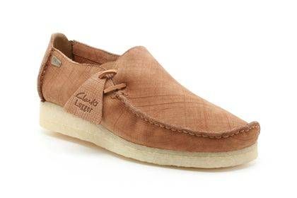 Clarks Lugger in Macara Scratched 