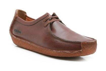 Clarks Natalie Chestnut leather 