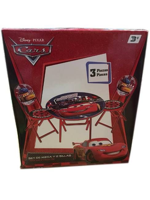 cars 3 table and chair set