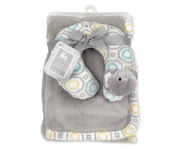 baby blanket with neck pillow
