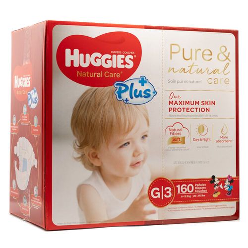 huggies plus diapers sizes