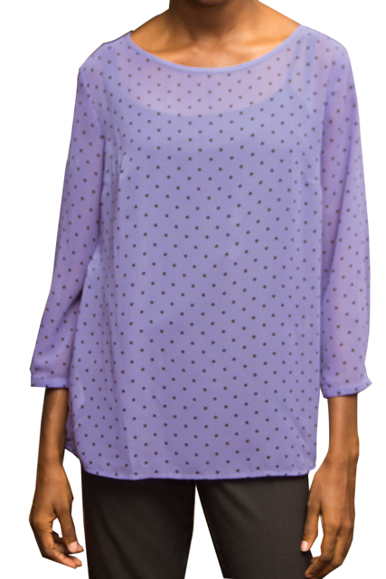 loft polka dot blouse