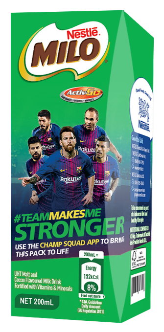 Milo Activ Go Chocolate Malt Ready To Drink 200ml Carton