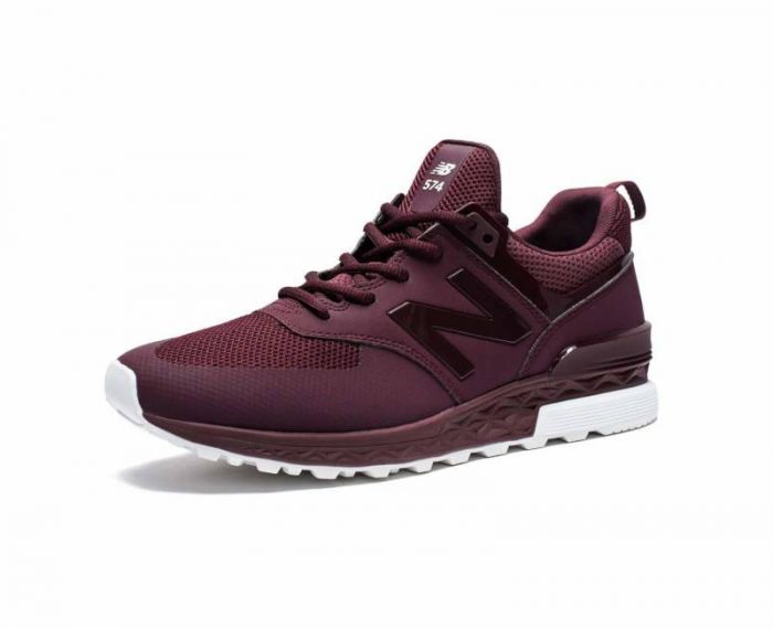 new balance 574 men bordeaux