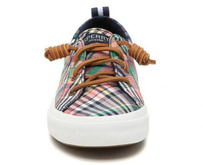 sperry women's plaid sneakers
